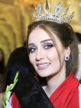 ملكة جمال العراق واسرائيل وحماس 