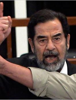 تسجيل نادر لصدام حسين 