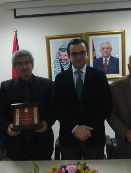 وزارة الثقافة تكرم الشاعرين حسين مهنا وياسين السعدي 