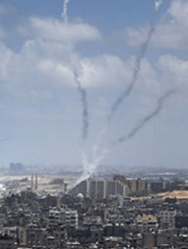 اطلاق صواريخ على اسرائيل 