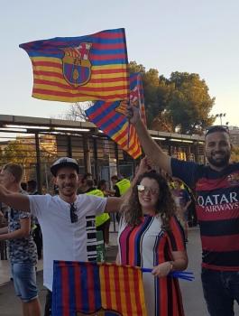 نجاة 3 فلسطينيين من هجوم برشلونة 