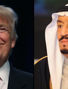 الملك سلمان وترامب 