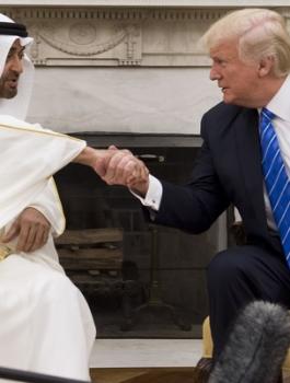 ترامب وولي عهد ابو ظبي 