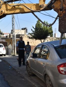 اتلاف مركبات في القدس 