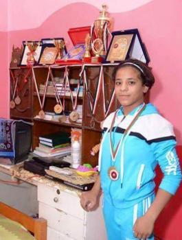 مصرع بطلة المصارعة المصرية ريم مجدي