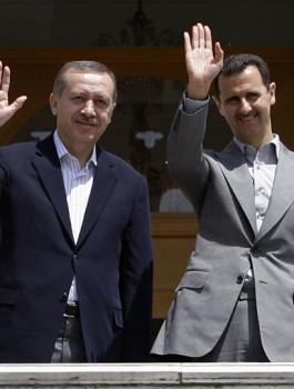 اردوغان وبشار الأسد 