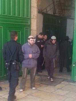 اقتحام المستوطنين للمسجد الأقصى المبارك 