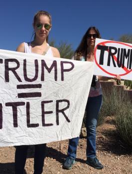 تظاهرة ضد ترامب 