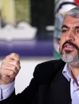 مشعل: سنهزم إسرائيل بالحجر والبندقية والطائرات الورقية