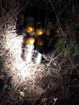 الشرطة تتلف 12 قنبلة في قرية المغير شرق جنين