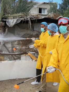 اصابة جديدة بفيروس كورونا في غزة 