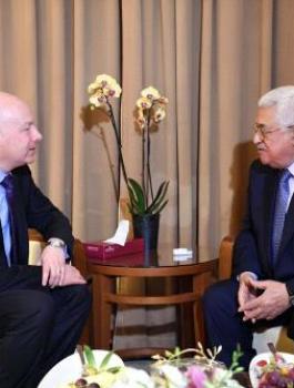 عباس ومبعوث ترامب الخاص للسلام 