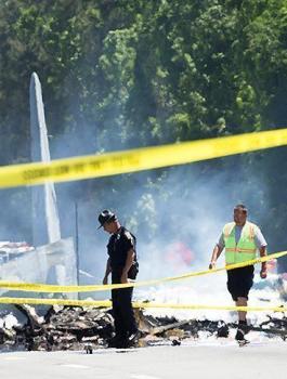 مقتل شخصين في تحطم طائرة قرب مطار في ولاية ميشيغان الاميركية