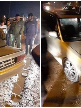 اطلاق النار على مركبة جنوب جنين 