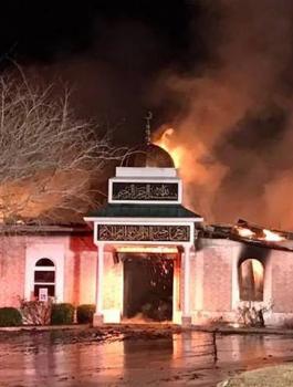 حرق مسجد في تكساس 