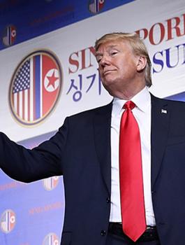 ترامب وكوريا الشمالية وايران 