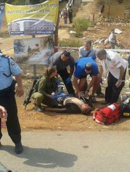 اصابة شاب بجراح خطيرة بزعم محاولته تنفيذ عملية طعن قرب سلفيت 