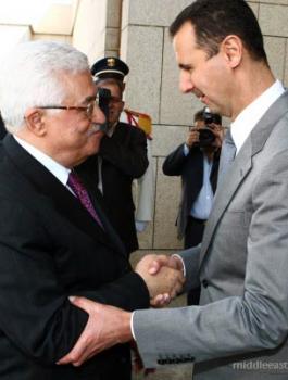 بشار الاسد وسوريا والرئيس الفلسطيني 