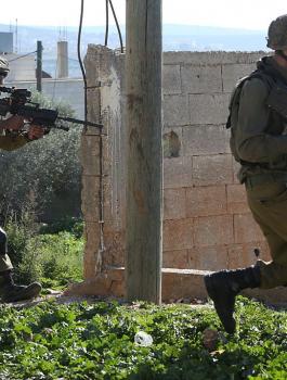 اصابات في مواجهات مع الاحتلال بسالم شرق نابلس 