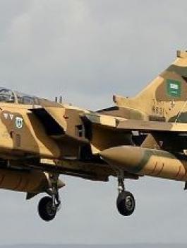 سقوط طائرة سعودية ومقتل قائدها في اليمن 