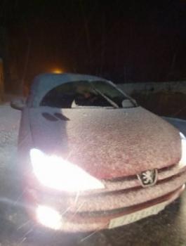 زخات ثلجية في فلسطين 