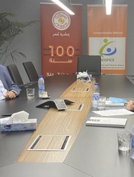 سنيورة تقدم الدعم الاستراتيجي لجمعية مؤسسة الملاذ للرعاية الانسانية في الأردن