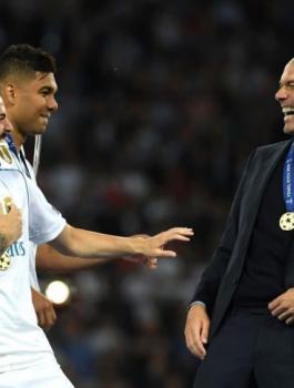 زيدان وتدريب ريال مدريد الاسباني 