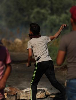 اصابة طفلين بمواجهات في كفر قدوم