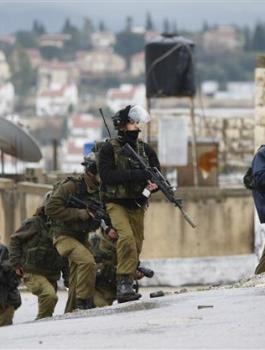 الجيش الاسرائيلي ينتشر في الضفة الغربية 