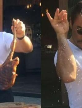 "حبيب الملح" متهم بسرقة حركته الشهيرة من فيلم كوميدي