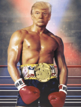 عضلات ترامب 