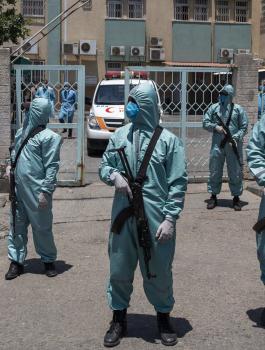 الاصابات في قطاع غزة بفيروس كورونا 