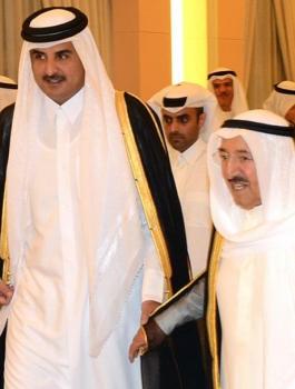 أمير الكويت في قطر 