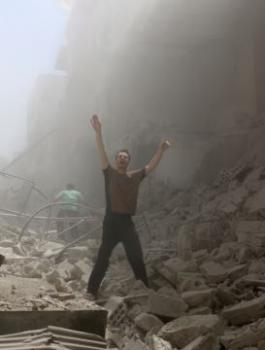 قصف مستشفى مدينة حلب