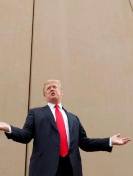 ترامب والجدار مع المكسيك 