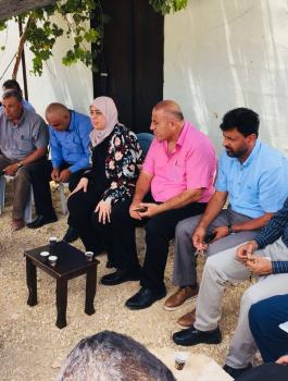 محافظ رام الله تتفقد أهالي بلدة كوبر