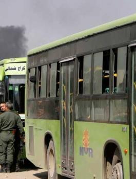 ترحيل مسلحين من الغوطة الشرقية 