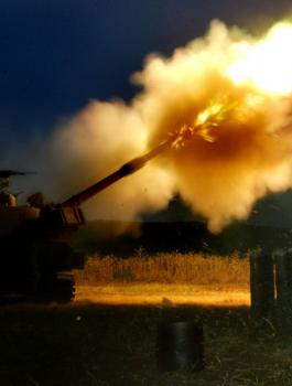 قصف على هضبة الجولان 