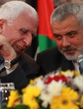 عزام الاحمد واسماعيل هنية 