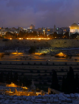 اضاءة القدس بالكهرباء الاردنية 