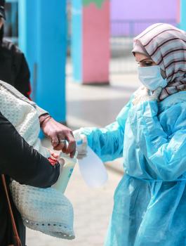 تسجيل اصابات بفيروس كورونا في فلسطين 