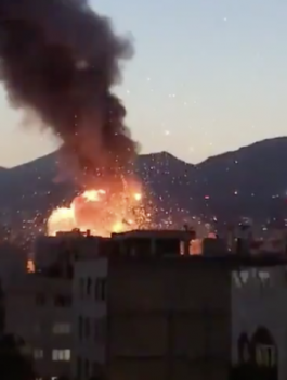 انفجار في ايران 