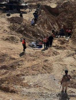 النفق المستهدف في غزة 