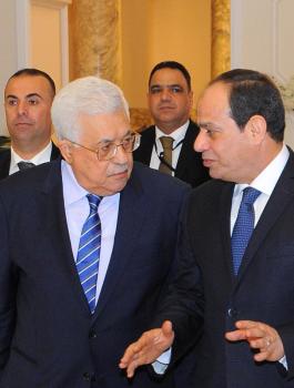 السيسي وعباس 