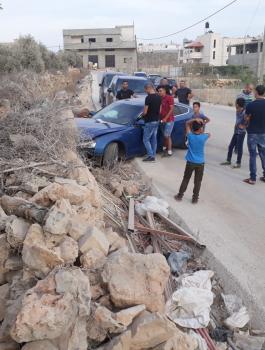 حوادث السير في الضفة الغربية 