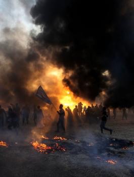 مسيرات العودة في غزة 