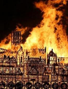 حرق لندن