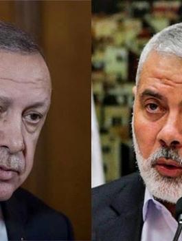 هنية واردوغان ونتنياهو 