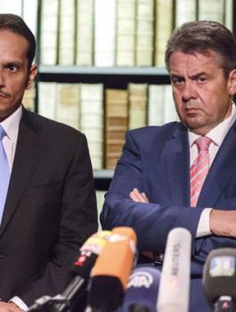 وزير خارجية المانيا وقطر 