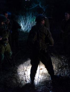 مناورات عسكرية اسرائيلية في الضفة الغربية 